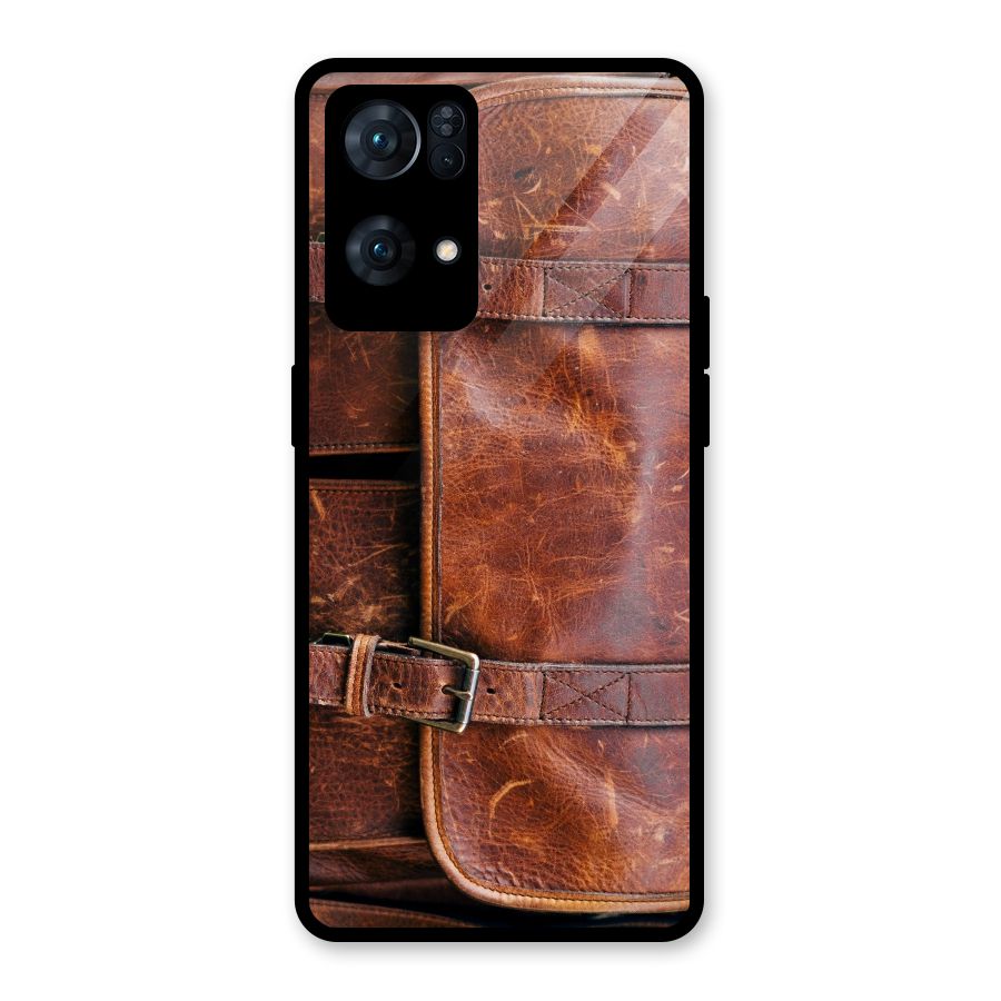 Bag Design (Printed) Glass Back Case for Oppo Reno7 Pro 5G