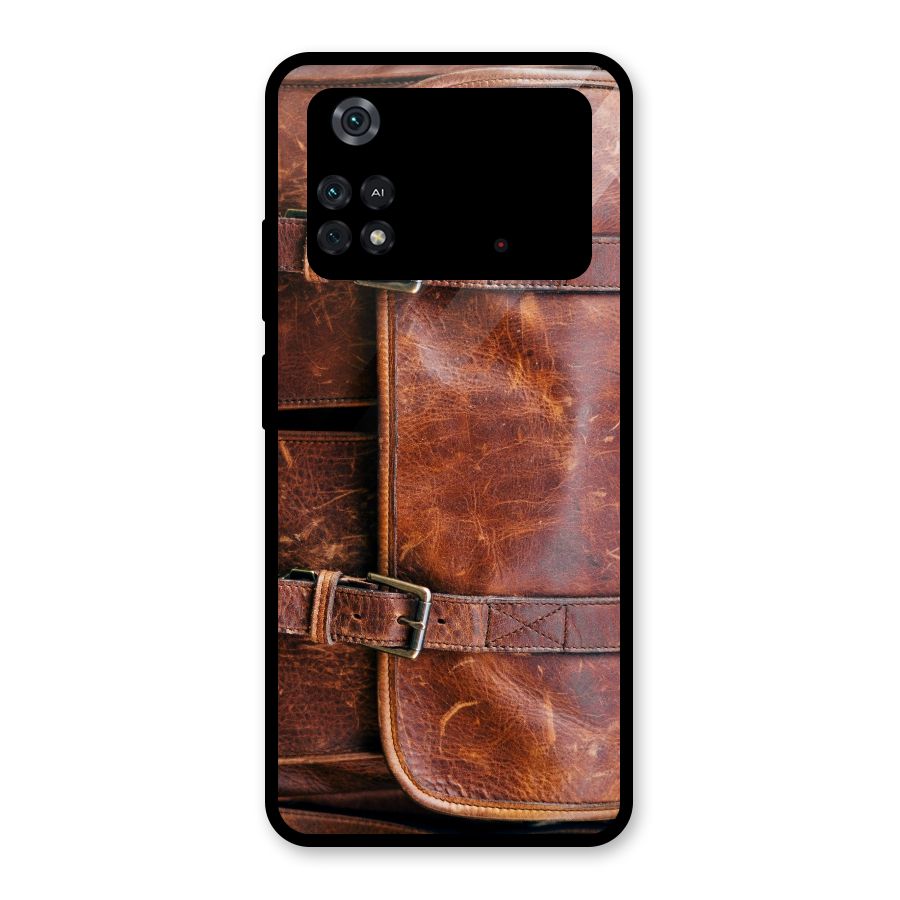 Bag Design (Printed) Glass Back Case for Poco M4 Pro 4G