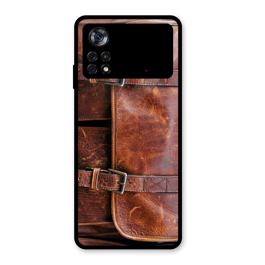 Bag Design (Printed) Glass Back Case for Poco X4 Pro 5G
