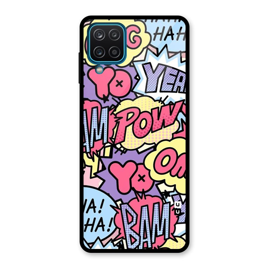 Bam Omg Glass Back Case for Galaxy A12