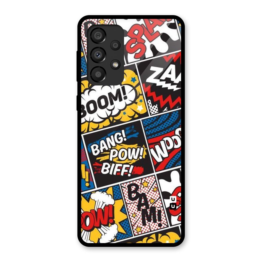 Bam Pattern Glass Back Case for Galaxy A33 5G
