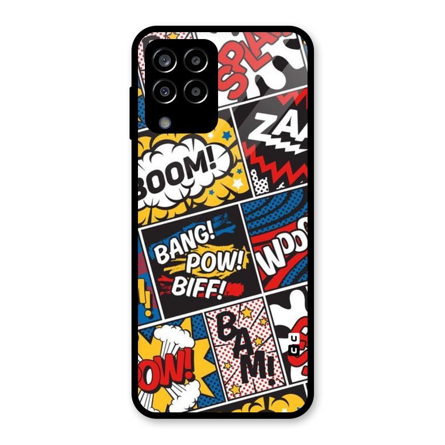 Bam Pattern Glass Back Case for Galaxy M33