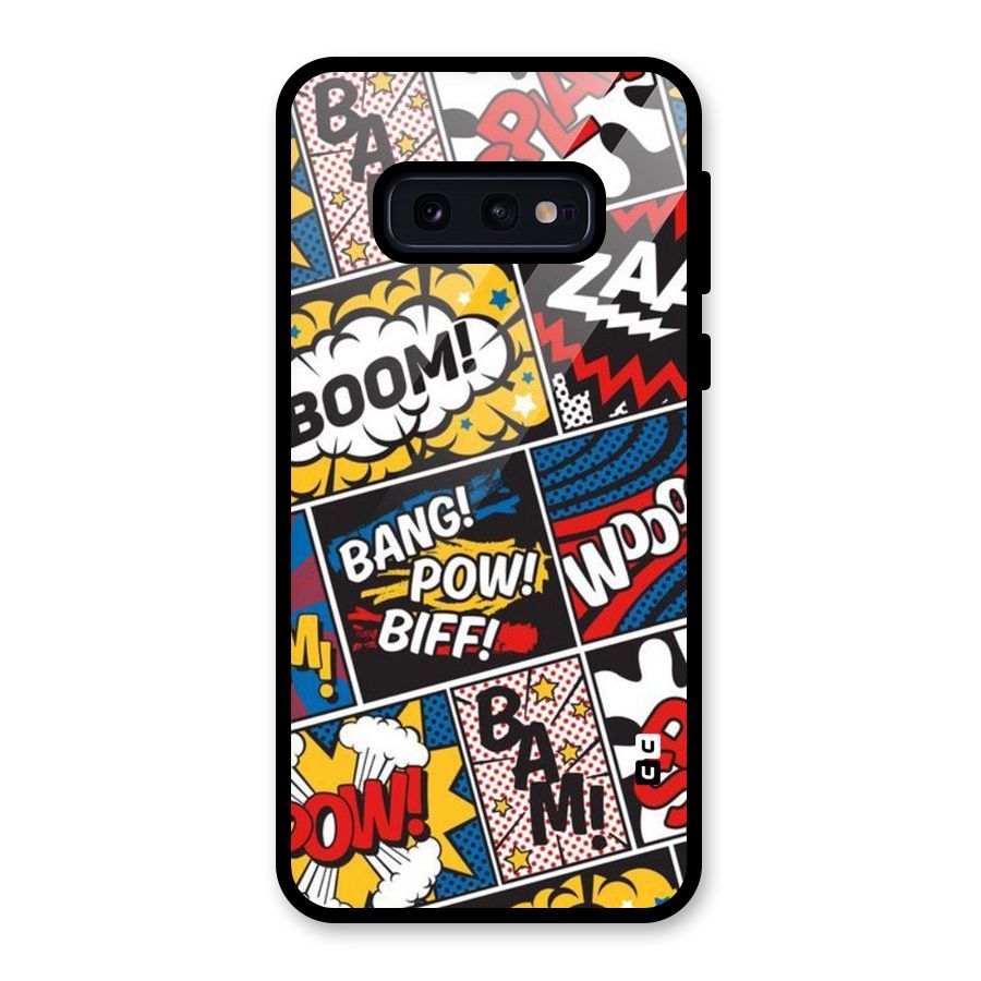Bam Pattern Glass Back Case for Galaxy S10e