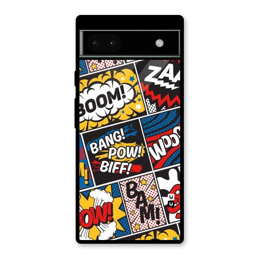 Bam Pattern Glass Back Case for Google Pixel 6a