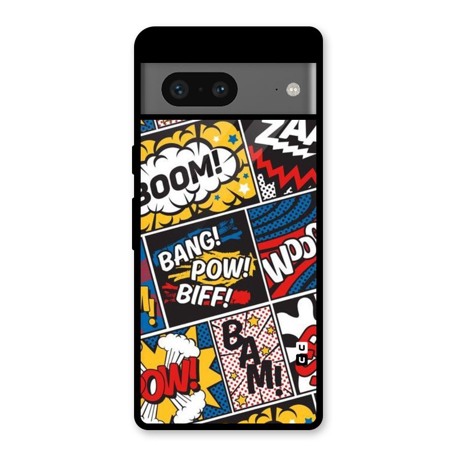 Bam Pattern Glass Back Case for Google Pixel 7