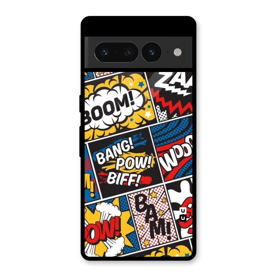 Bam Pattern Glass Back Case for Google Pixel 7 Pro