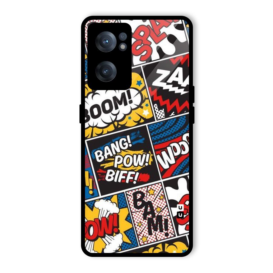 Bam Pattern Glass Back Case for OnePlus Nord CE 2 5G
