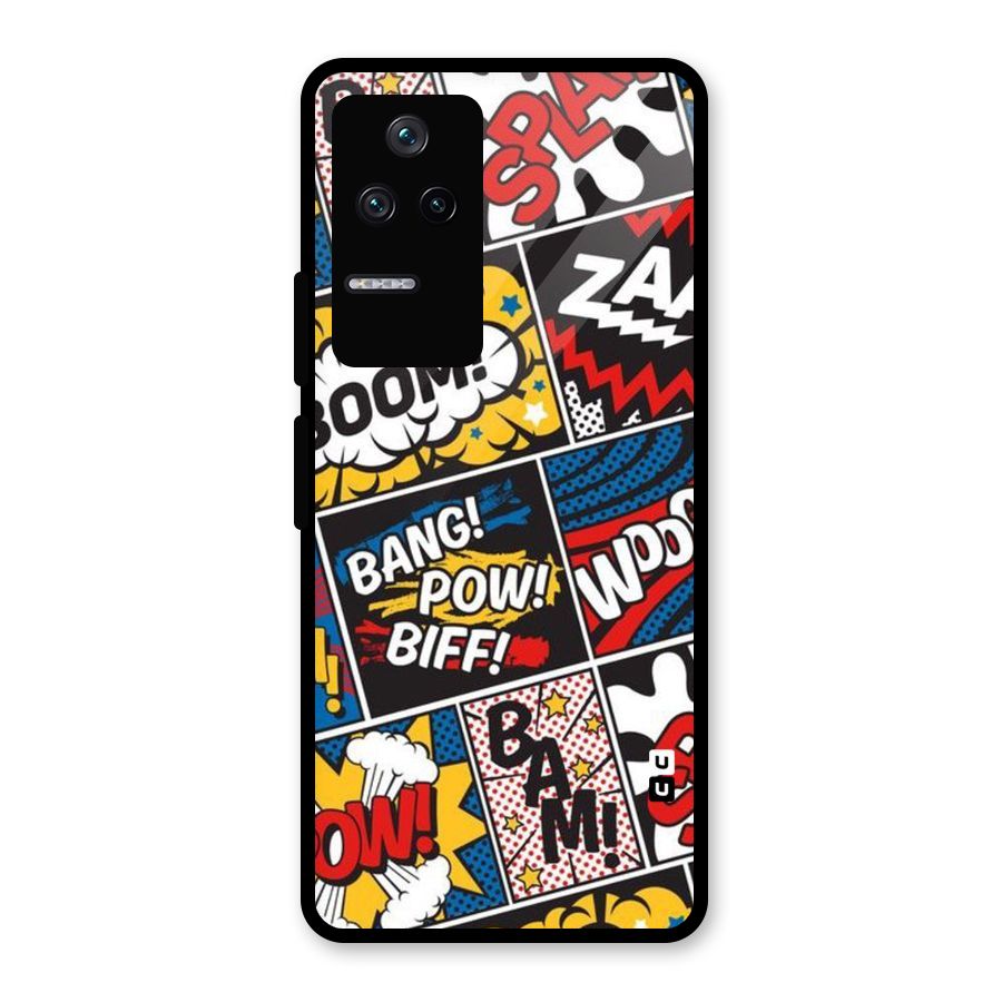 Bam Pattern Glass Back Case for Poco F4 5G