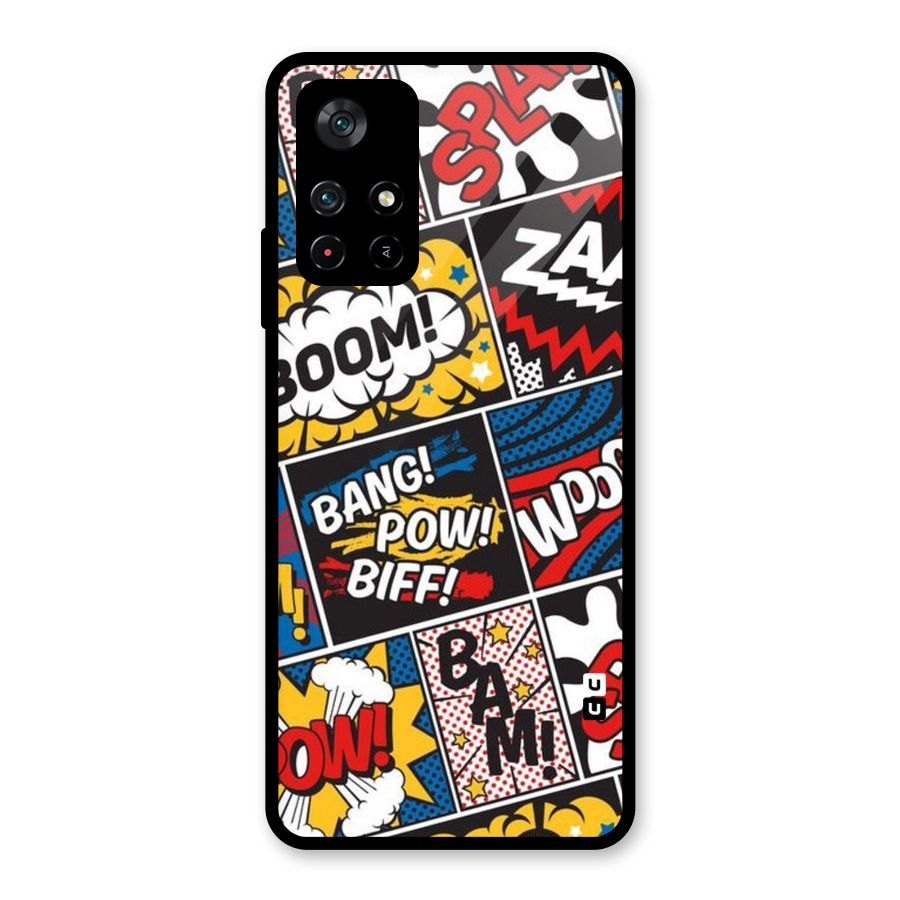 Bam Pattern Glass Back Case for Poco M4 Pro 5G
