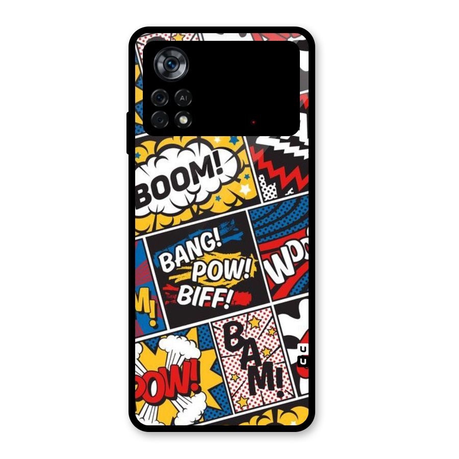 Bam Pattern Glass Back Case for Poco X4 Pro 5G