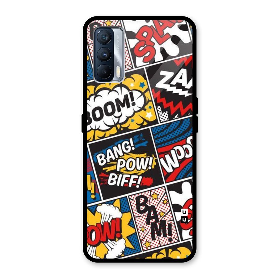 Bam Pattern Glass Back Case for Realme X7