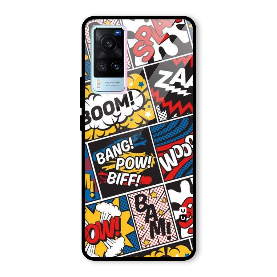 Bam Pattern Glass Back Case for Vivo X60