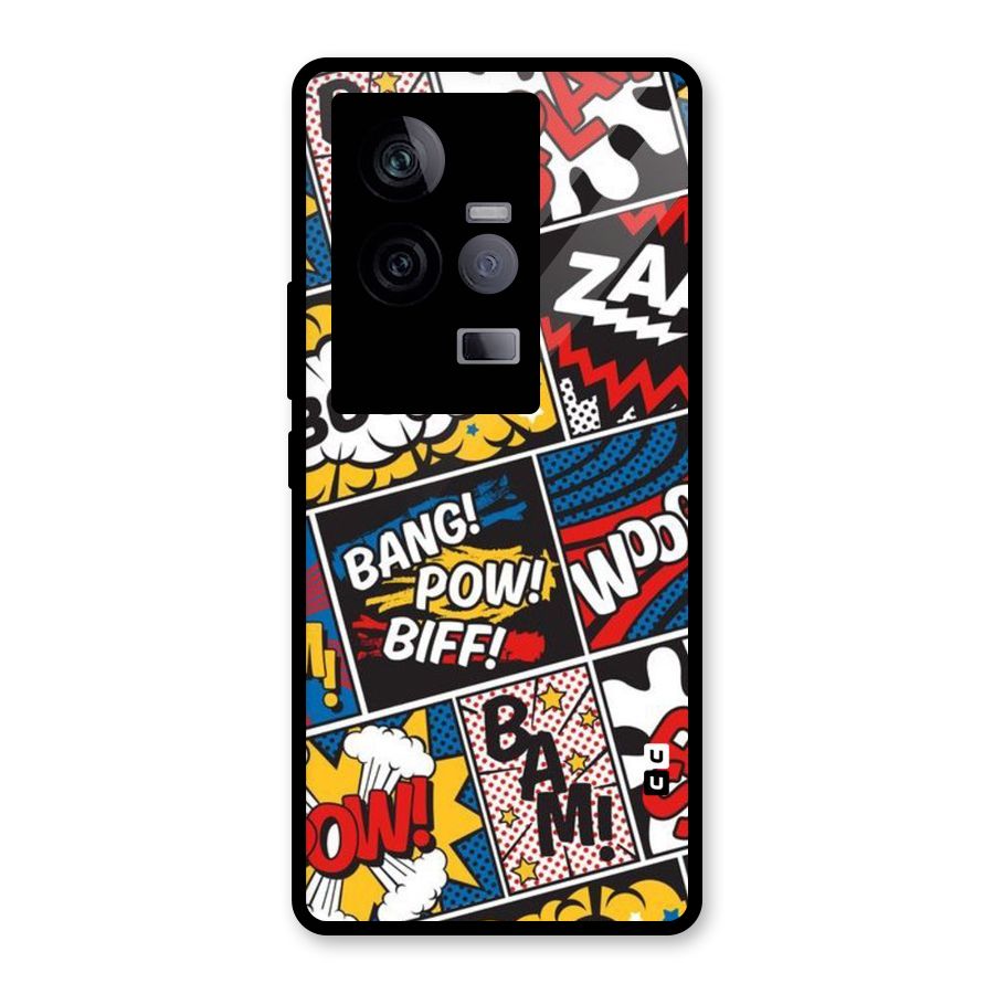 Bam Pattern Glass Back Case for Vivo iQOO 11 5G