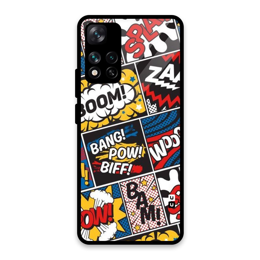 Bam Pattern Glass Back Case for Xiaomi 11i HyperCharge 5G