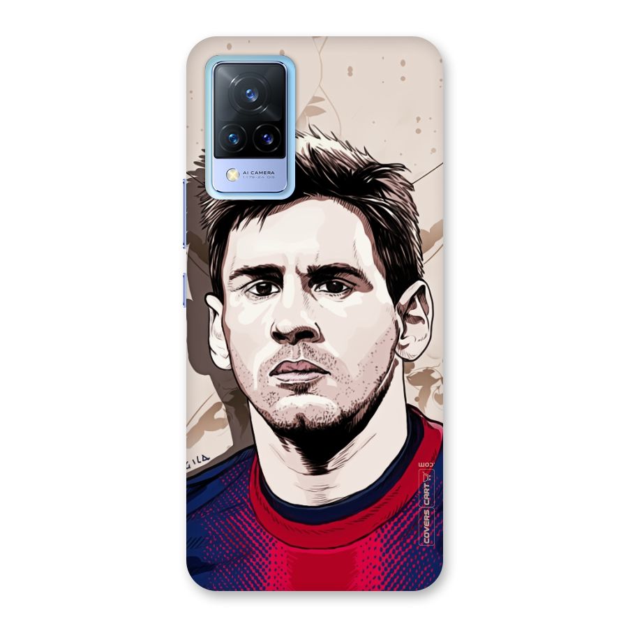 Barca King Messi Back Case for Vivo V21 5G