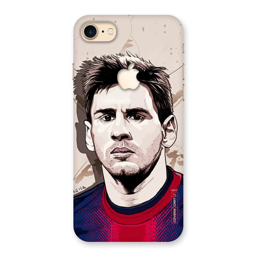 Barca King Messi Back Case for iPhone 7 Apple Cut