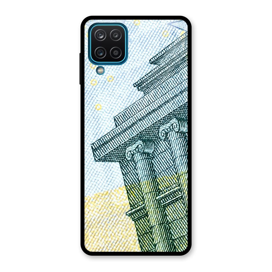 Baroque and Rococo style Glass Back Case for Galaxy A12