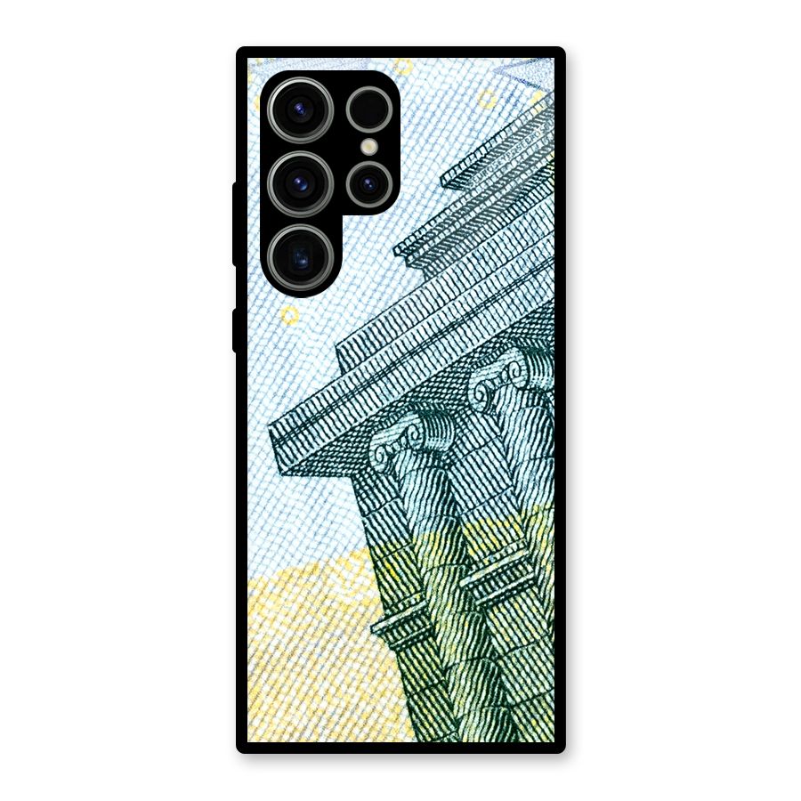 Baroque and Rococo style Glass Back Case for Galaxy S23 Ultra