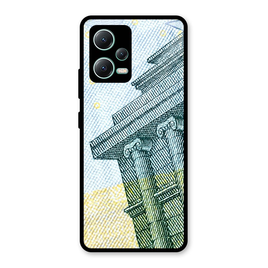 Baroque and Rococo style Glass Back Case for Redmi Note 12 5G