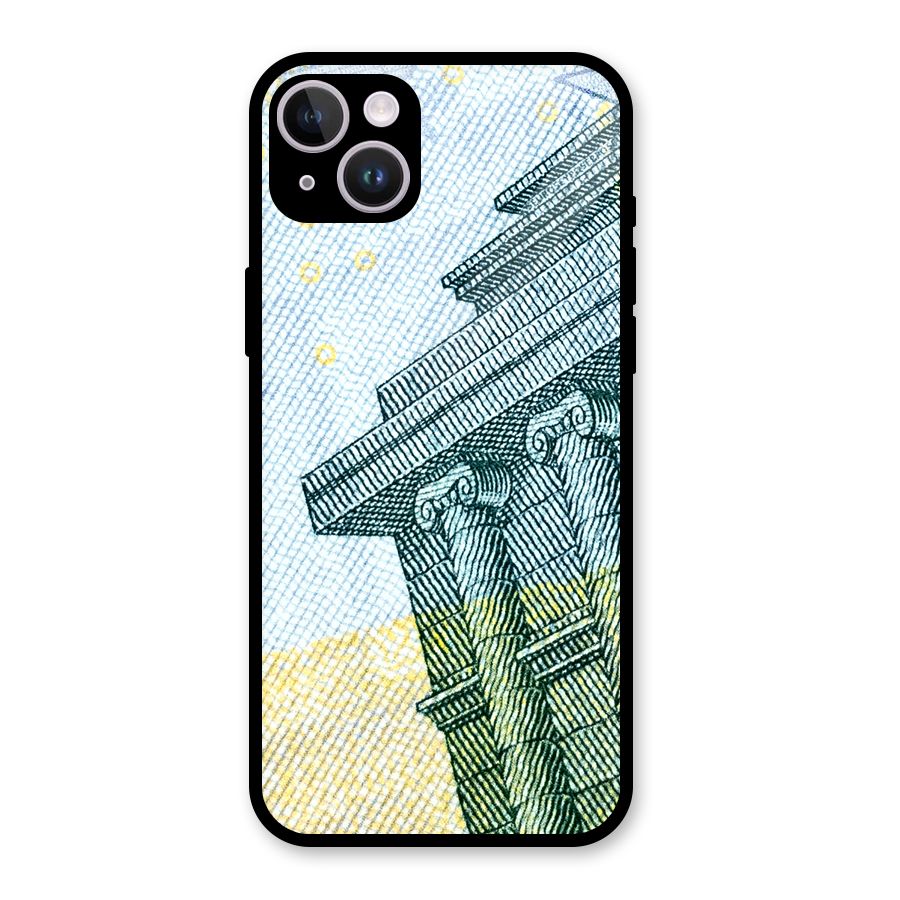 Baroque and Rococo style Glass Back Case for iPhone 14 Plus