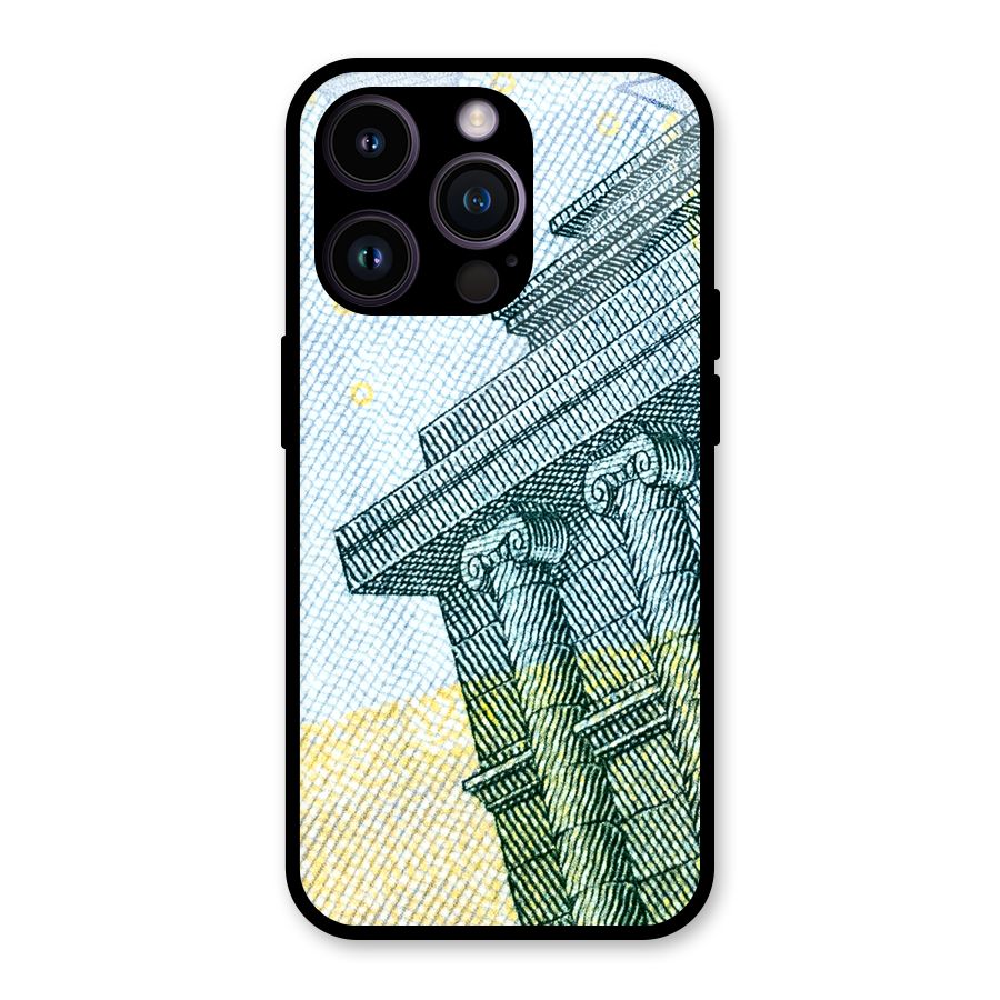 Baroque and Rococo style Glass Back Case for iPhone 14 Pro
