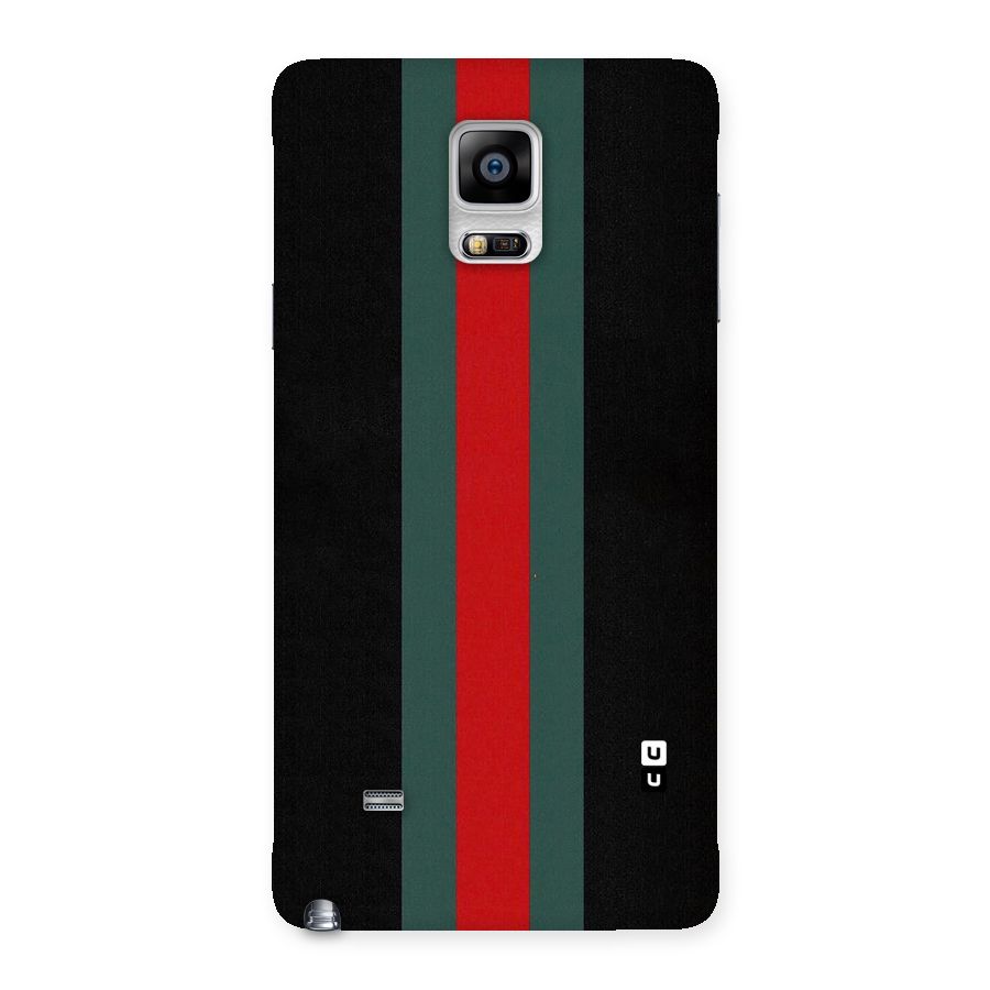 Basic Colored Stripes Back Case for Galaxy Note 4