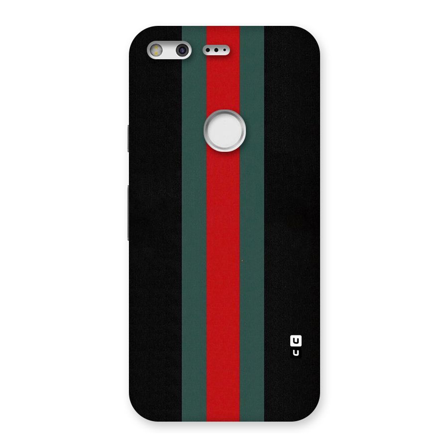 Basic Colored Stripes Back Case for Google Pixel