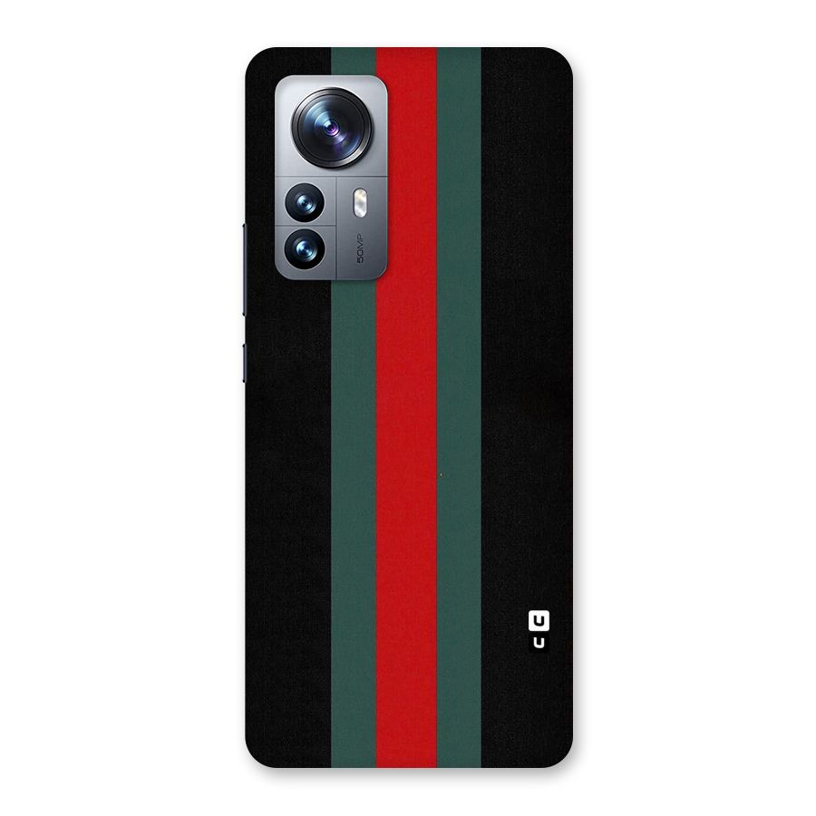 Basic Colored Stripes Back Case for Xiaomi 12 Pro
