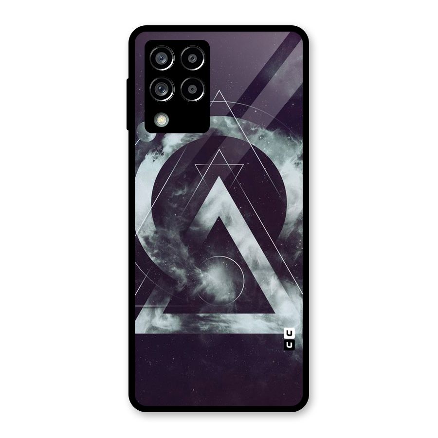 Basic Galaxy Shape Glass Back Case for Galaxy M53 5G