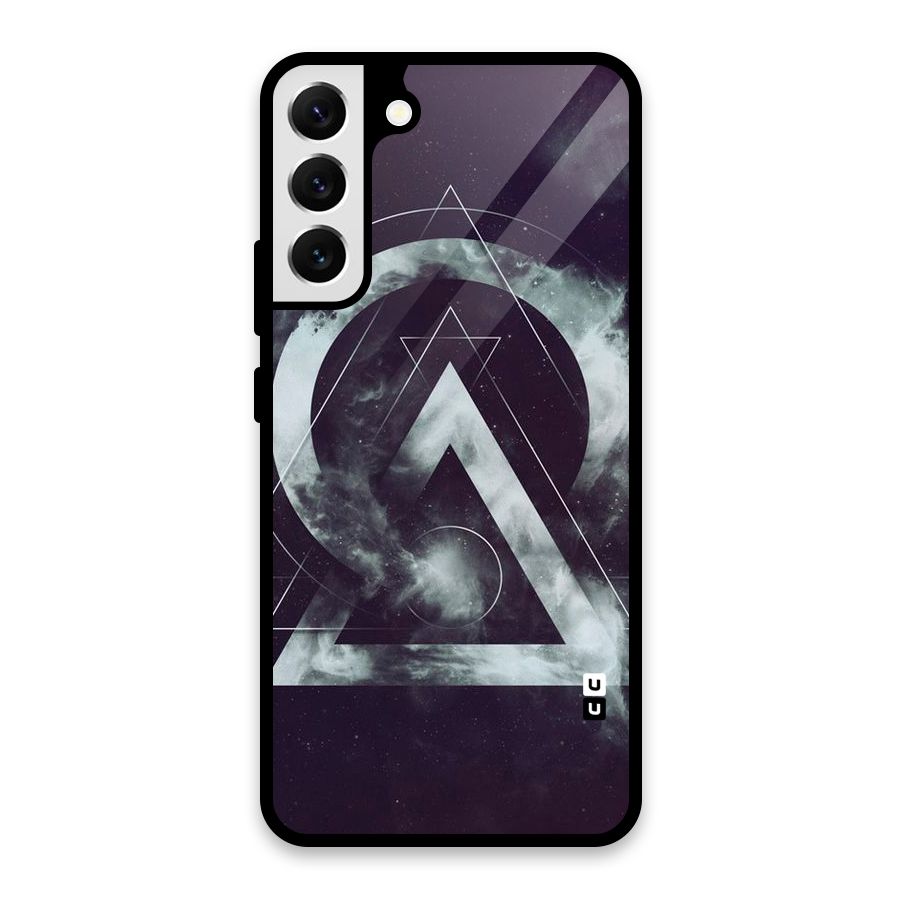 Basic Galaxy Shape Glass Back Case for Galaxy S22 Plus 5G