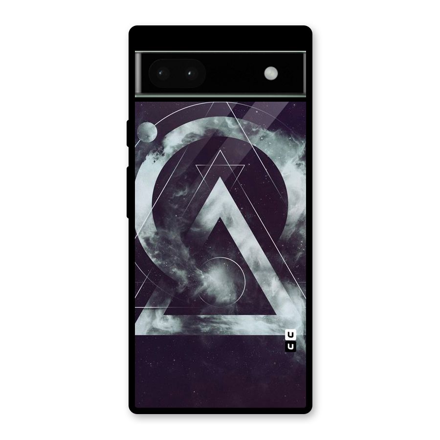 Basic Galaxy Shape Glass Back Case for Google Pixel 6a