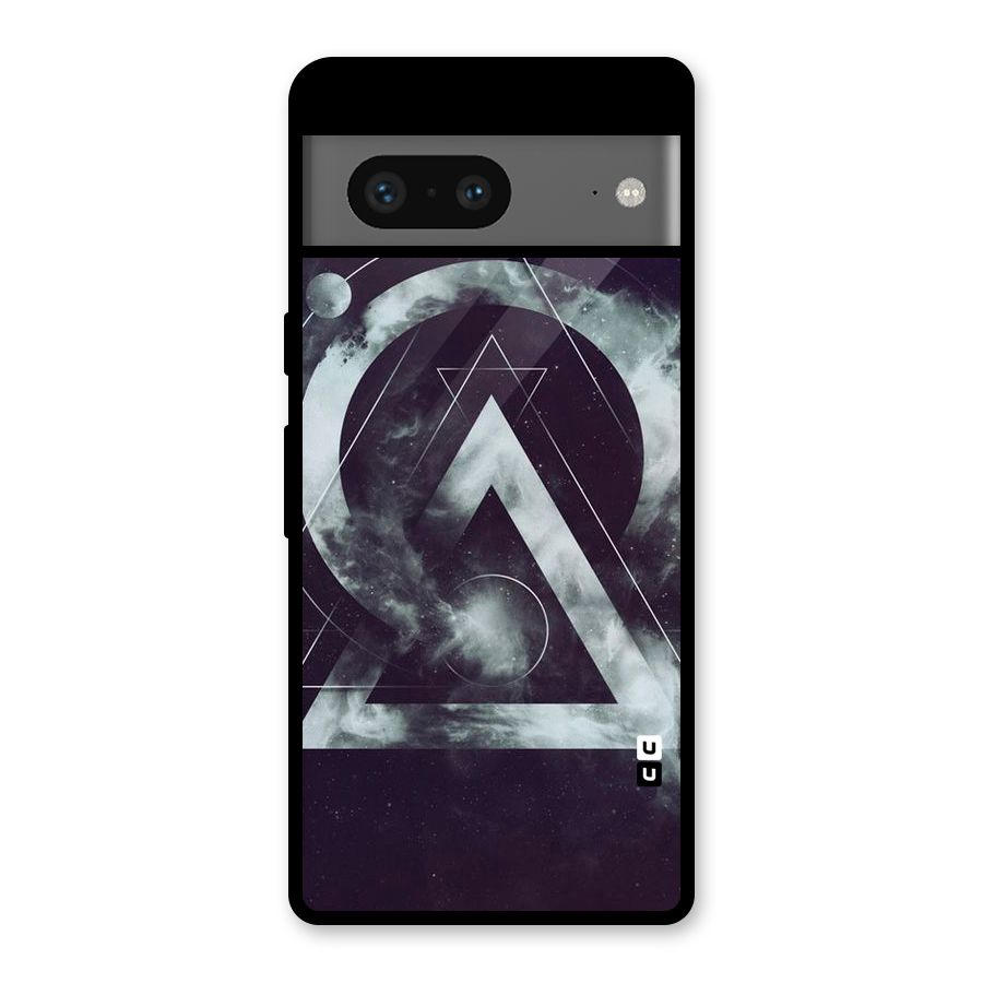 Basic Galaxy Shape Glass Back Case for Google Pixel 7