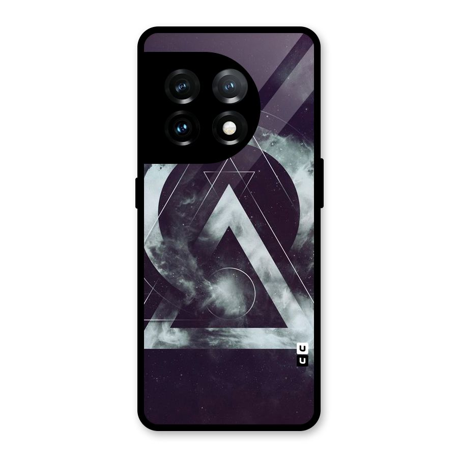 Basic Galaxy Shape Glass Back Case for OnePlus 11