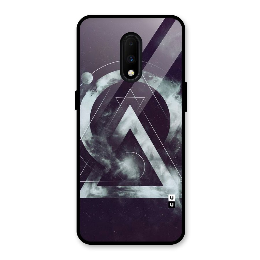 Basic Galaxy Shape Glass Back Case for OnePlus 7