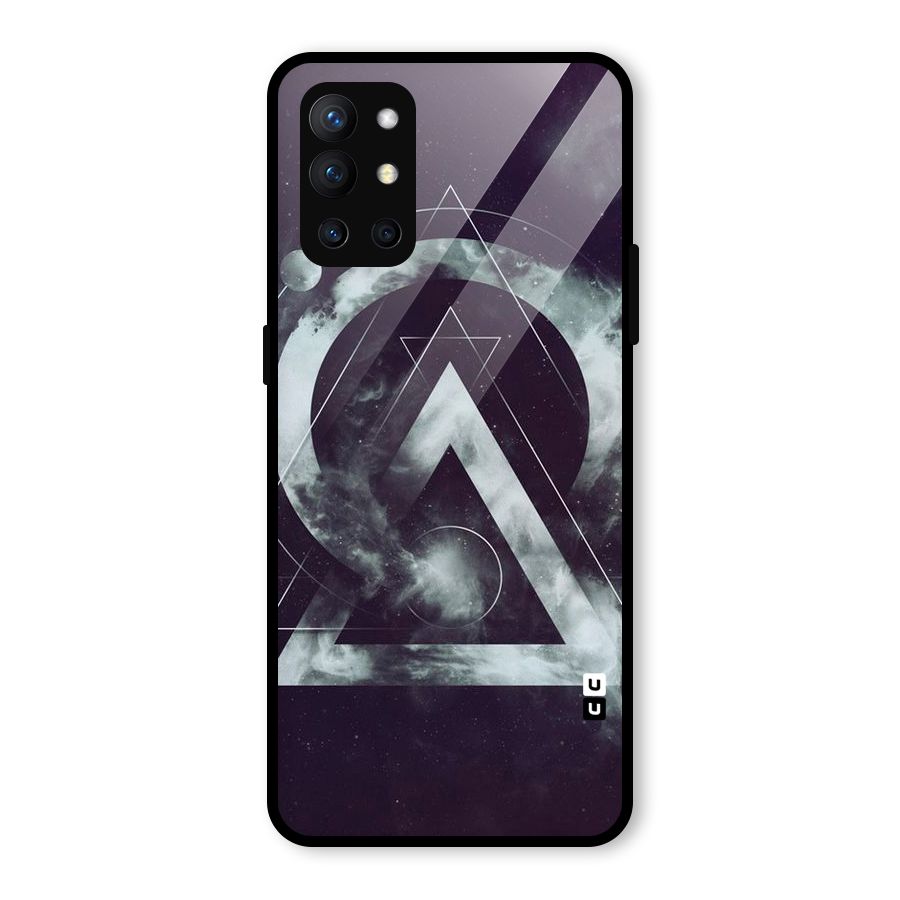 Basic Galaxy Shape Glass Back Case for OnePlus 9R