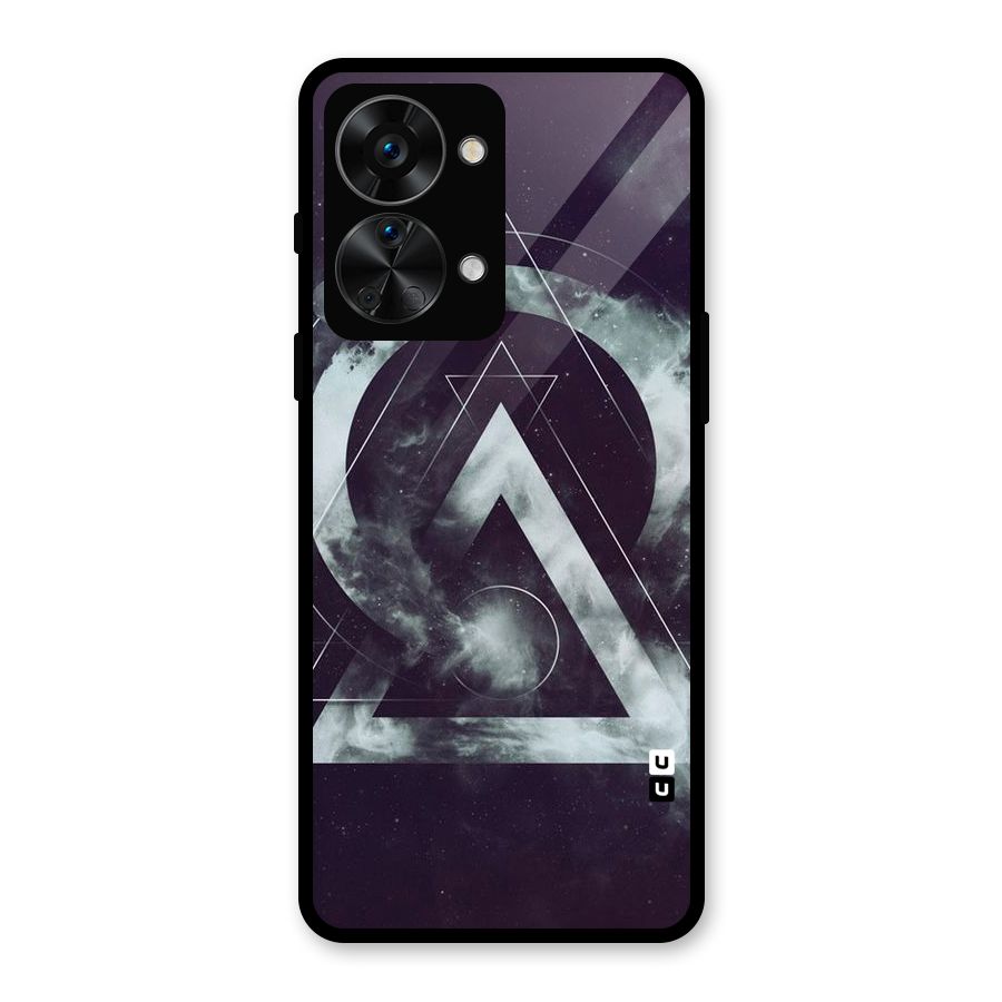 Basic Galaxy Shape Glass Back Case for OnePlus Nord 2T