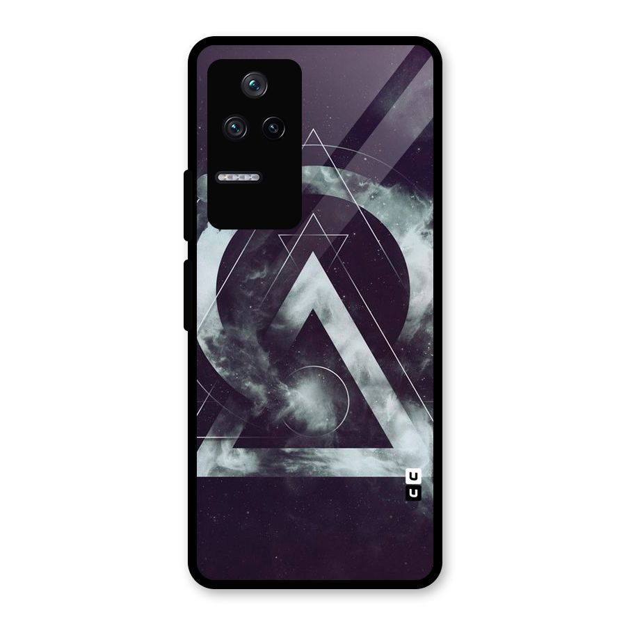 Basic Galaxy Shape Glass Back Case for Poco F4 5G