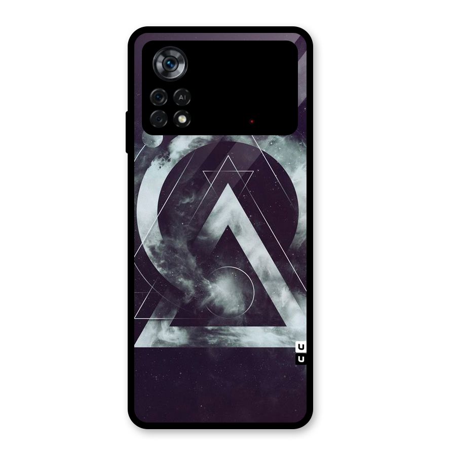 Basic Galaxy Shape Glass Back Case for Poco X4 Pro 5G