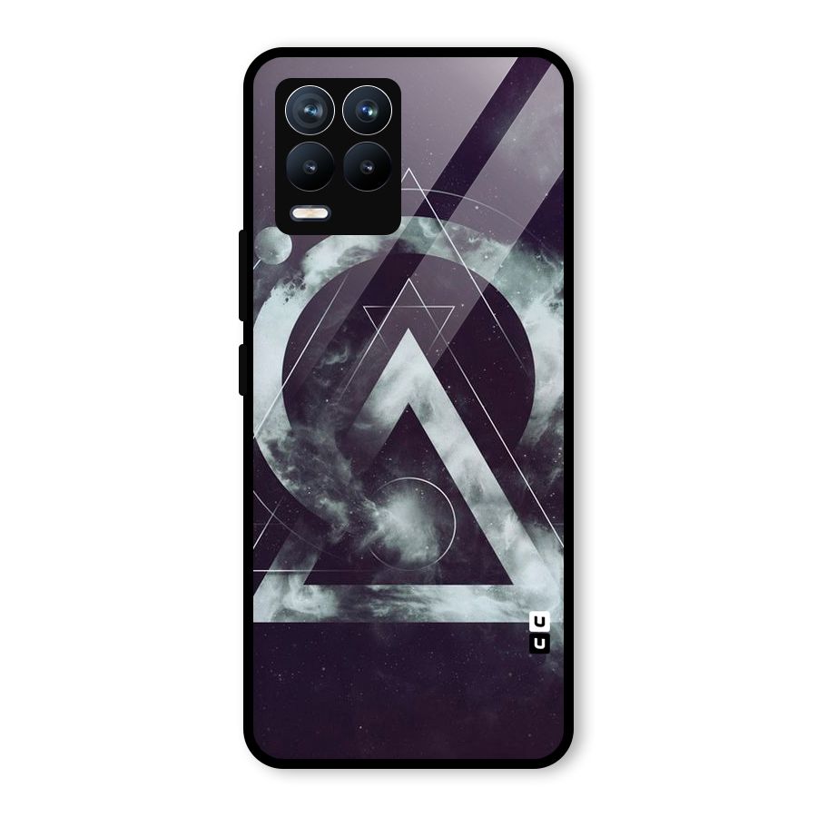 Basic Galaxy Shape Glass Back Case for Realme 8 Pro