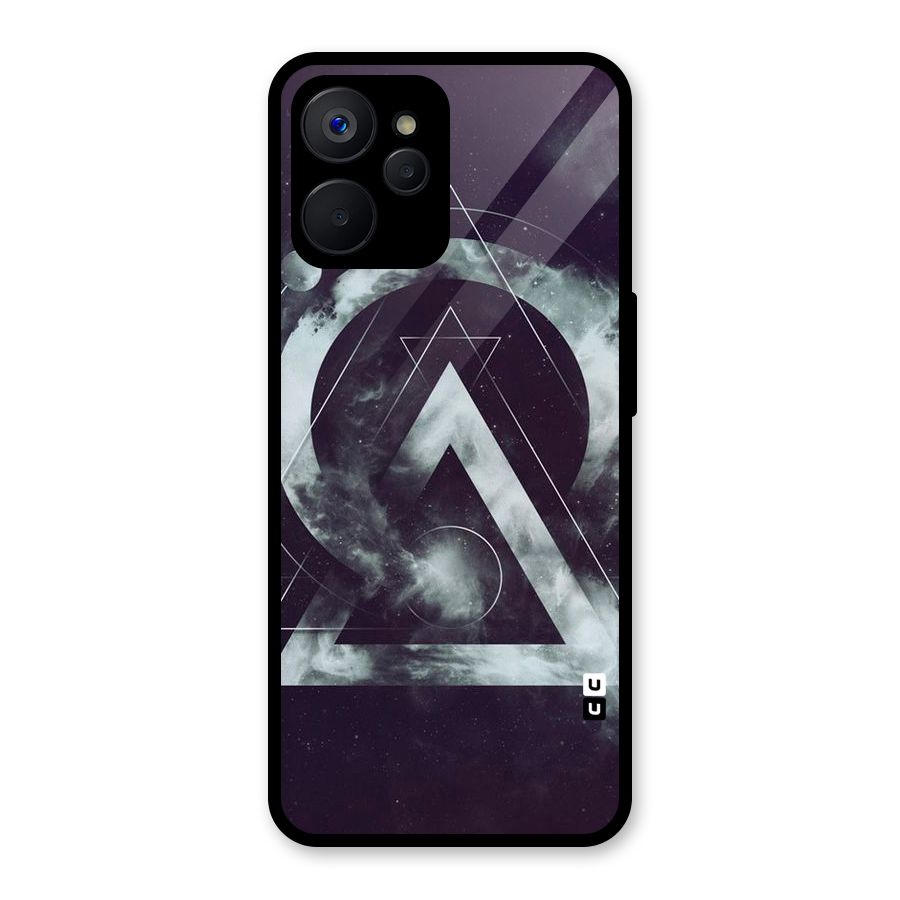 Basic Galaxy Shape Glass Back Case for Realme 9i 5G