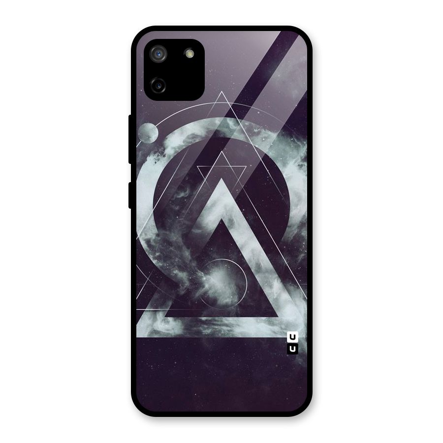 Basic Galaxy Shape Glass Back Case for Realme C11