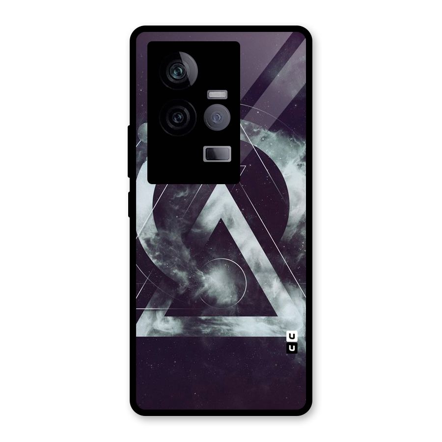 Basic Galaxy Shape Glass Back Case for Vivo iQOO 11 5G