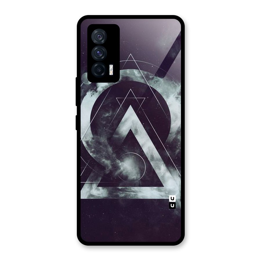 Basic Galaxy Shape Glass Back Case for Vivo iQOO 7 5G