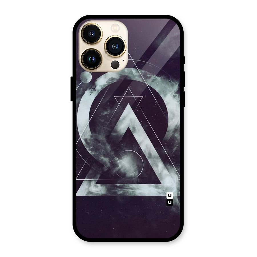 Basic Galaxy Shape Glass Back Case for iPhone 13 Pro Max