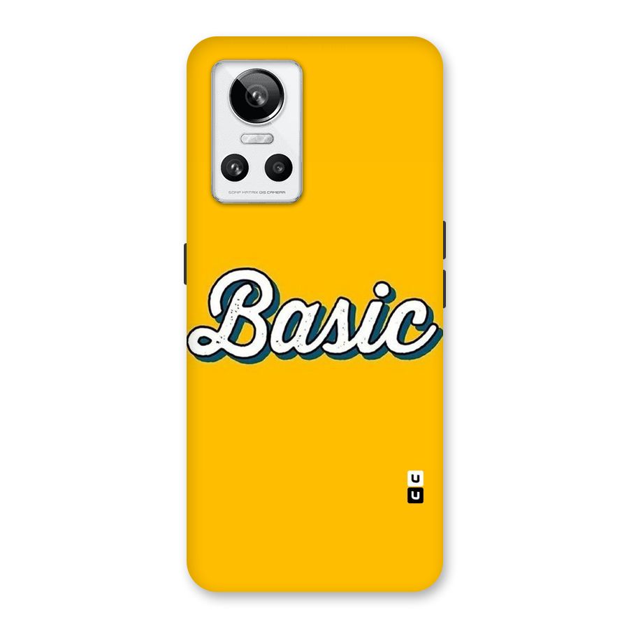 Basic Yellow Back Case for Realme GT Neo 3