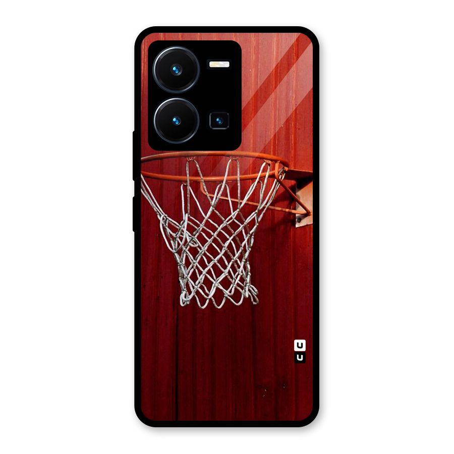 Basket Red Glass Back Case for Vivo Y35