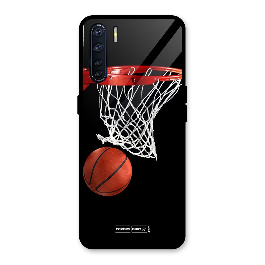 Basketball Glass Back Case for Oppo F15