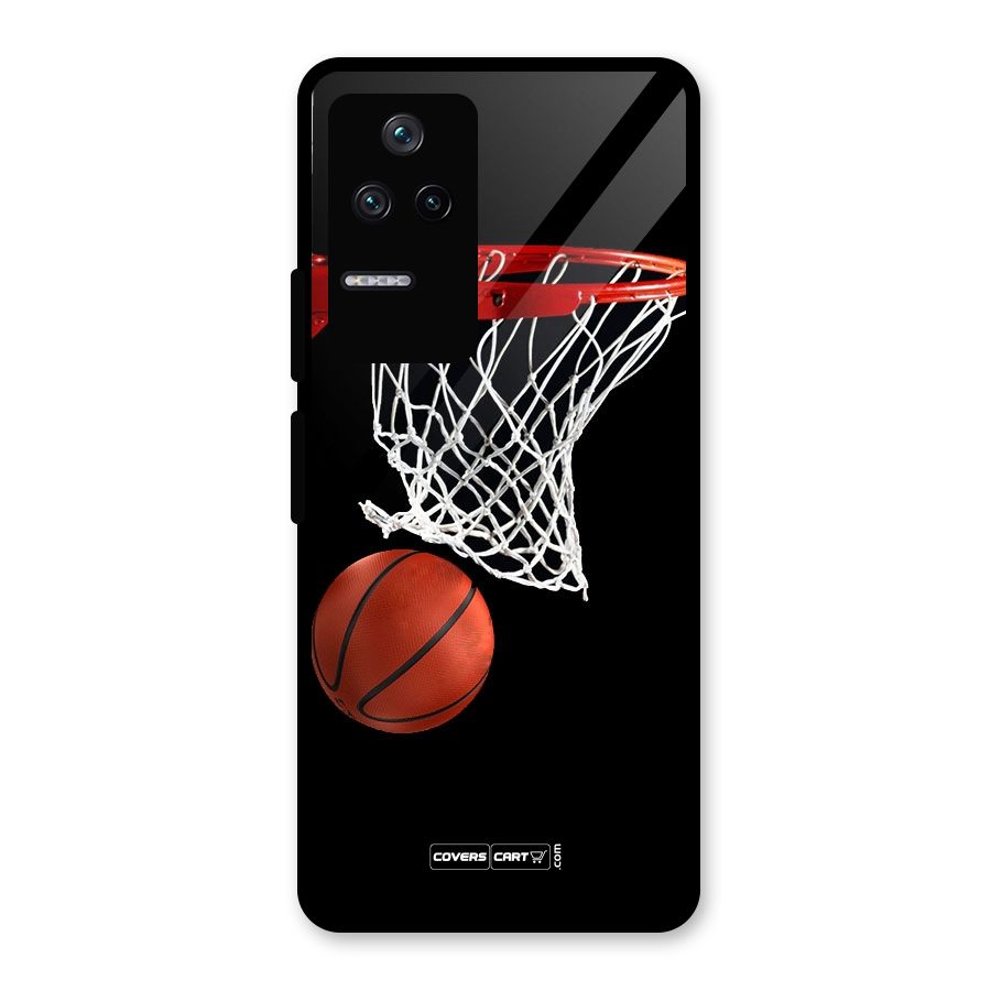 Basketball Glass Back Case for Poco F4 5G