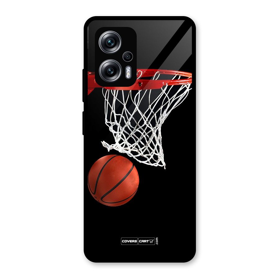 Basketball Glass Back Case for Redmi K50i