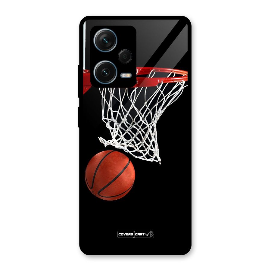 Basketball Glass Back Case for Redmi Note 12 Pro Plus 5G